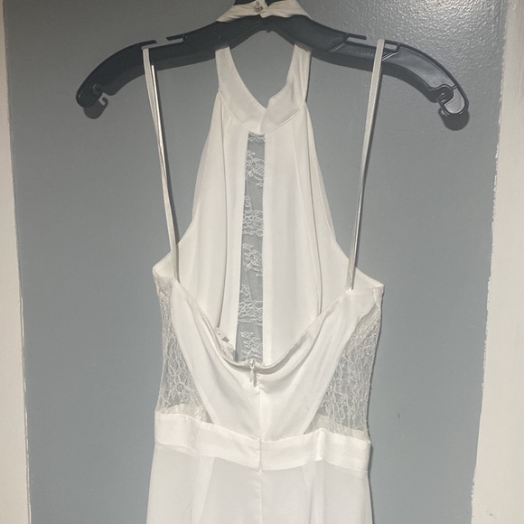 BCBG sexy ivory slit dress - Picture 3 of 5